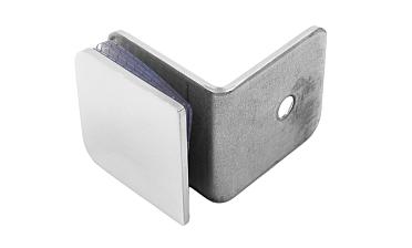 Коннектор для душевой кабины стена-стекло 90°, 45х45, полированный t722-2 PSS купить в Самаре