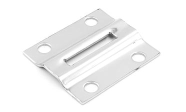 Боковой крепеж стойки под Ø38.1 мм, полированный (AISI 316) k056-2 купить в Самаре