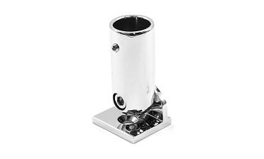 Соединитель труба-стена 19 мм, шарнирный, латунь, полированная t916 PС купить в Самаре