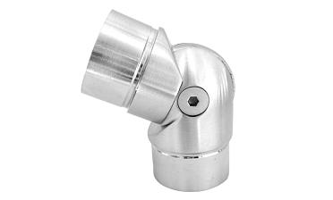 Поворот литой, внутренний, шарнирный, под Ø50.8х1.5 мм, шлифованный, AISI 304 Фk011-6 купить в Самаре