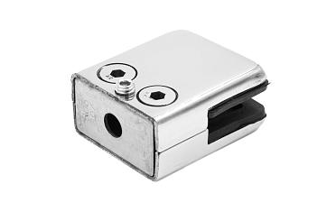 Стеклодержатель штампованный, под стекло 10 мм (5+5 мм), на плоскость 40х24х48 полированный (AISI 304) k352-10 купить в Самаре