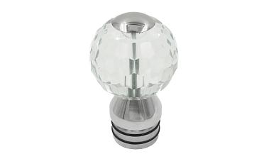 Стеклянный шар, наконечник на стойку Ø50.8 мм, с алюминиевой системой фиксации, прозрачный k248 купить в Самаре