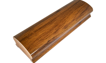 Пластиковый поручень фигурный текстурный, цвет Венге, длина 4м k897-3  купить в Самаре