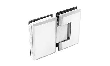 Петля для душевой кабины стекло-стекло 180° 90х55 мм, шлифованная  t303 SSS купить в Самаре