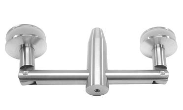 Крепление двойное с рутелями к стене, AISI 304 k629 купить в Самаре