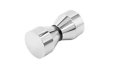 Дверная ручка «кноб» для душа, алюминий-хром, полированная t693 ALPC купить в Самаре