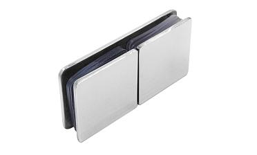 Коннектор для душевой кабины стекло-стекло 180°, 45х45, нерж 304, вырез 64 t724 PSS купить в Самаре