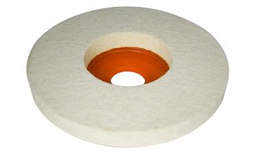 K427-3 войлок белый Ø125х10 мм очищенный, для тонкой полировки 11 000 rpm, Premium k427-3  купить в Самаре