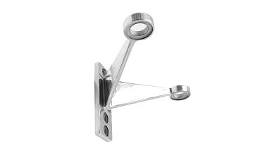 Крепление рутеля к стене, двойное 250мм, фланец с тремя отверстиями, AISI 304 k612-3 купить в Самаре