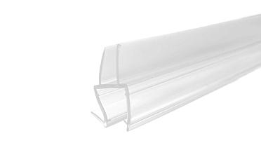 Уплотнитель для стекла в душевую кабину 10 мм, прозрачный, стена-стекло 2200 мм t226 купить в Самаре