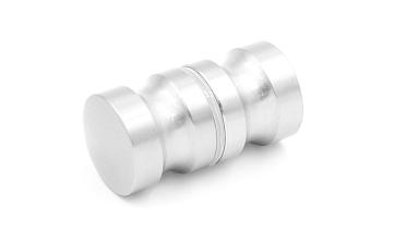 Дверная ручка "кноб", алюминий-хром, шлифованный t692 AL SSS купить в Самаре