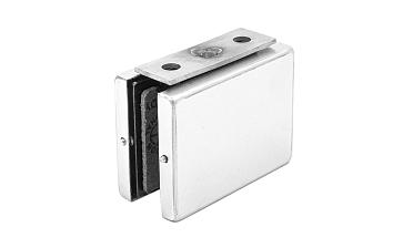 Коннектор стена-стекло с монтажной пластиной, шлифованный, вырез 09 t192 SSS купить в Самаре