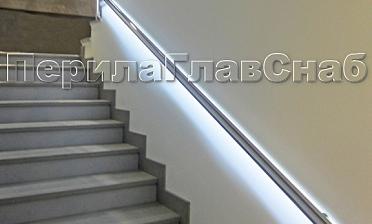 Пристенный поручень с LED подсветкой купить в Самаре