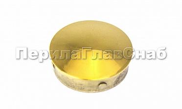 Заглушка штампованная Ø38х1.5 мм, (AISI 304), под золото Фk036-88 купить в Самаре