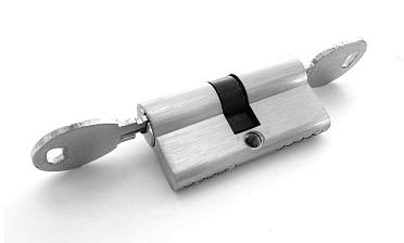 Личинка латунная 30х30мм для замка t155 ключ-ключ t155-101 SSS купить в Самаре