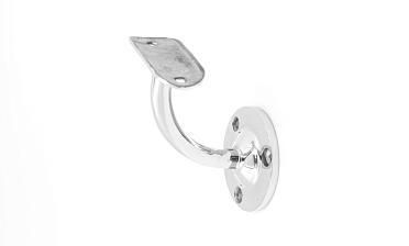 Пристенок с ложементом под Ø50.8 мм, вынос 70х45, Ø60х3 мм, литой, 25х45х2 мм, полированный, (AISI 316) k234-2 купить в Самаре