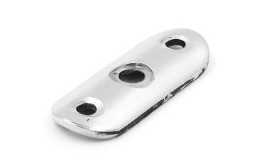 Лодочка (ложемент) под поручень Ø38,1 мм, литой, полированный, нержавеющая AISI 304 k046-38 купить в Самаре