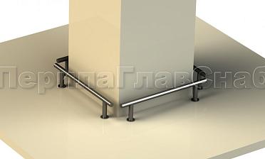 Защитный отбойник для автомобилей из черного металла купить в Самаре