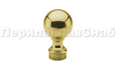 Наконечник стойки шар, Ø38.1 мм, литой, утяжеленный, золото k070-88 купить в Самаре