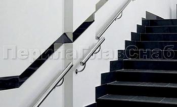 Пристенный поручень из нержавеющей стали 50 мм в Самаре. Готовые проекты ПерилаГлавСнаб