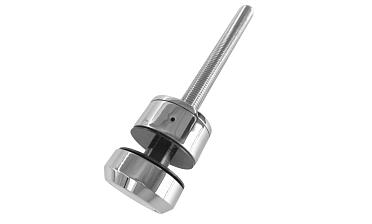 Комплект торцевого крепления несущего стекла, шпилька М16 AISI304, гайка-шайба Ø50х10мм, с регулировкой вылета 25-39мм, полированный, AISI 304 k277-11 купить в Самаре