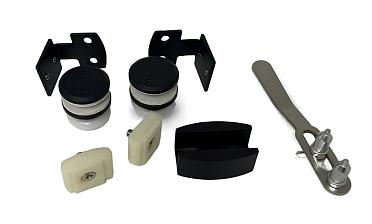 Комплект раздвижной системы на G-профиле, черный t407 BL  купить в Самаре