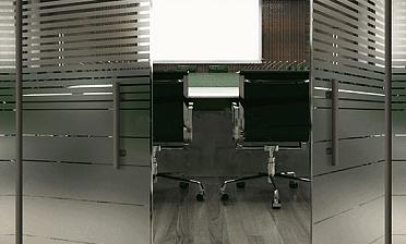 Перегородки из стекла с пленкой для офиса премиум купить в Самаре