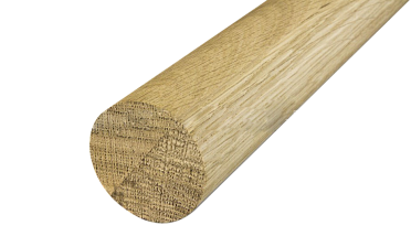 Поручень деревянный из Дуба Ø50мм -  2,0 м Премиум Ф-1662 купить в Самаре