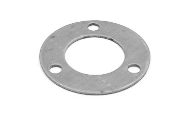 Фланец стойки 38/80 х 3 мм, 3 отв х М10 х 20, черный металл k116-38-9 купить в Самаре