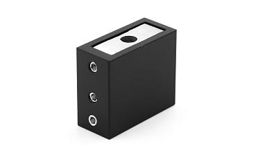 Коннектор стена-труба для прямоугольного трека 30х10 мм, нержавеющая сталь AISI 304, черная t463 BL купить в Самаре