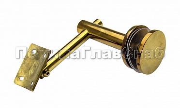 Выносной держатель поручня на стекло 8-16 мм, под золото (AISI 304) Фk241-88 купить в Самаре