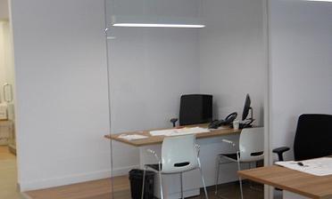 Стеклянные перегородки - вариант 8 купить в Самаре