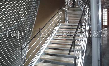 Нержавеющие перила и ограждения с подсветкой в Самаре. Готовые проекты ПерилаГлавСнаб