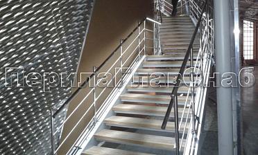 Нержавеющие перила и ограждения с подсветкой купить в Самаре