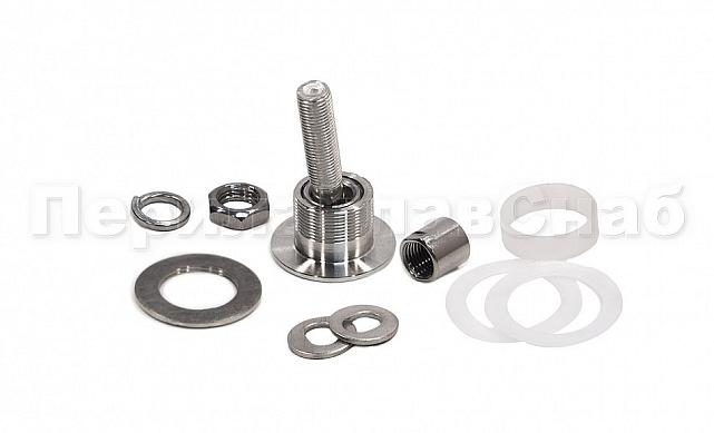 Стеклодержатель (рутель) под стекло 10-18 мм, полированный, точечный, AISI 304 k269-2 2