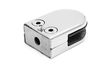 Стеклодержатель штампованный под стекло 10 мм (5+5 мм), на плоскость 40х24х54 полированный (AISI 304) k539-10 купить в Самаре