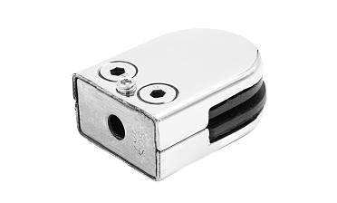 Стеклодержатель штампованный, под стекло 8 мм (4+4 мм), на плоскость 39х24х55 полированный (AISI 304) k539-2 купить в Самаре