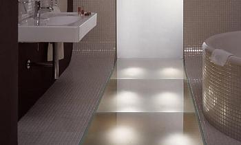 Стеклянные полы в ванной в Самаре. Готовые проекты ПерилаГлавСнаб