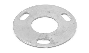 Фланец стойки 38/90 х 5 (4,3) х AISI 304 #200 3 отв х М10 х 20 k116-38-7 купить в Самаре