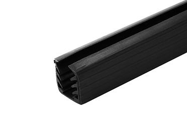 Уплотнитель в поручень с пазом 24х24 под LED ленту на стекло 12мм EPDM (палки 3 м) Фk300 купить в Самаре