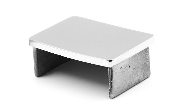 Заглушка для профильной трубы 40х60 мм, полированная, хром (AISI 304) k543