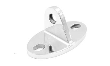 Крепление ванты(тяги) козырька к стене (AISI304), литое, полированное k658 купить в Самаре
