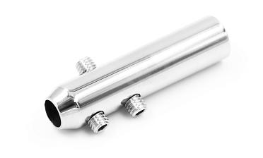 Держатель тросика Ø6 мм, короткий 50х12, прямой, под М8, полированный k240-2 купить в Самаре