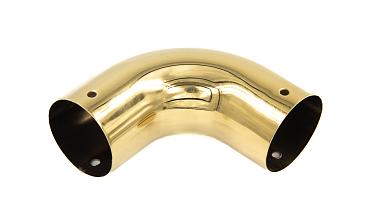 Отвод 90° для круглого пластикового поручня, золото k259-88 купить в Самаре