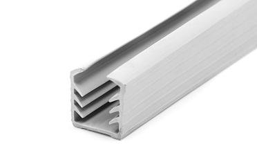 Уплотнитель в поручень с пазом 24х24 для стекла 12мм, EPDM (3-х метровый) СЕРЫЙ Фk301-G купить в Самаре