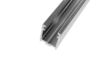 П-образный профиль 19x13, L=3000, под стекло 8 мм, алюминий полированный t758-3000 AL купить в Самаре