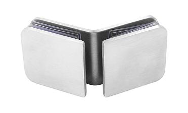 Коннектор для душевой кабины стекло-стекло 135° 45х45 мм шлифованный t726-2 SSS  купить в Самаре