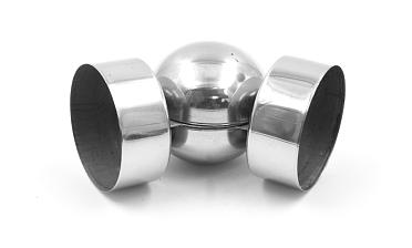 Поворот дер./пласт. поручня Ø50.8х0.4 мм, полированный, (AISI 201) k053-5 купить в Самаре