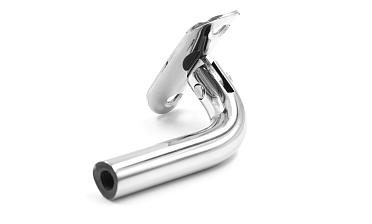 Держатель поручня выносной на стойку, с регулируемым ложементом под трубу Ø38.1 мм, резьба внутренняя М8, полированный, (AISI 304) k261  купить в Самаре