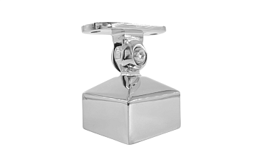 Наконечник 40х40 мм внешний полированный, с ложе под ПЛОСКОСТЬ, литой, регулируемый, облегченный, AISI 304, k239-5-NEW купить в Самаре